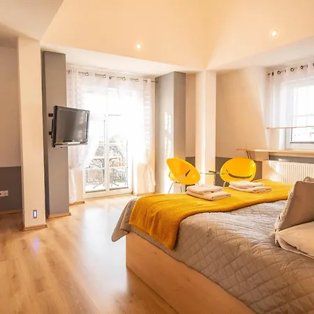Z Sypialnia Przy Promenadzie 3 Balkony W Widokiem Na Morze Seaview Promenade Mit Meerblick Und 3 Balkonen Na Wyspie Apartment Swinemünde